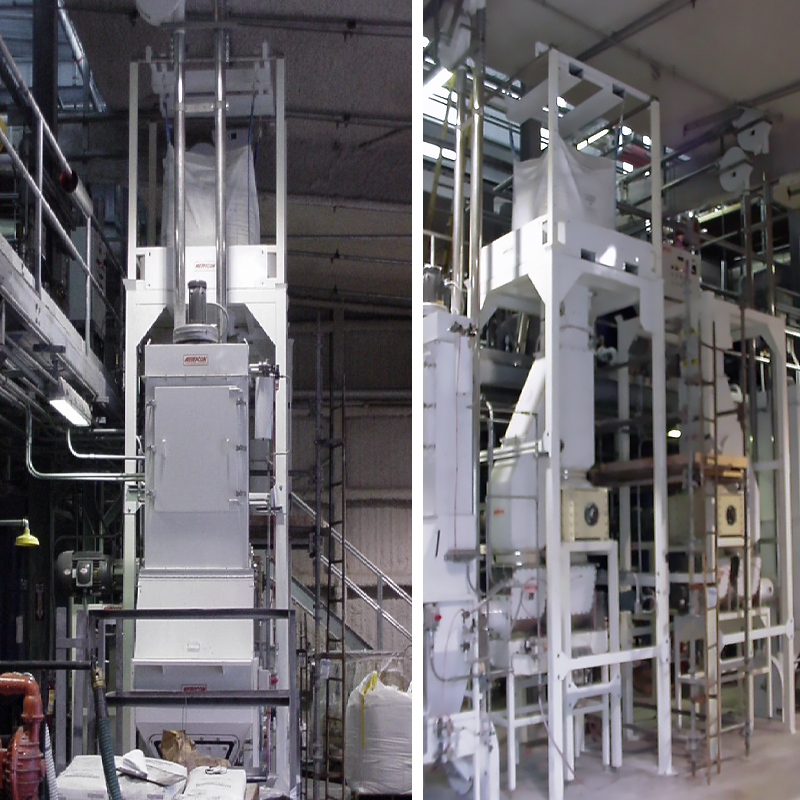 Aerocon conveys TiO2, Talc, Clay and Resins in the same conveyor