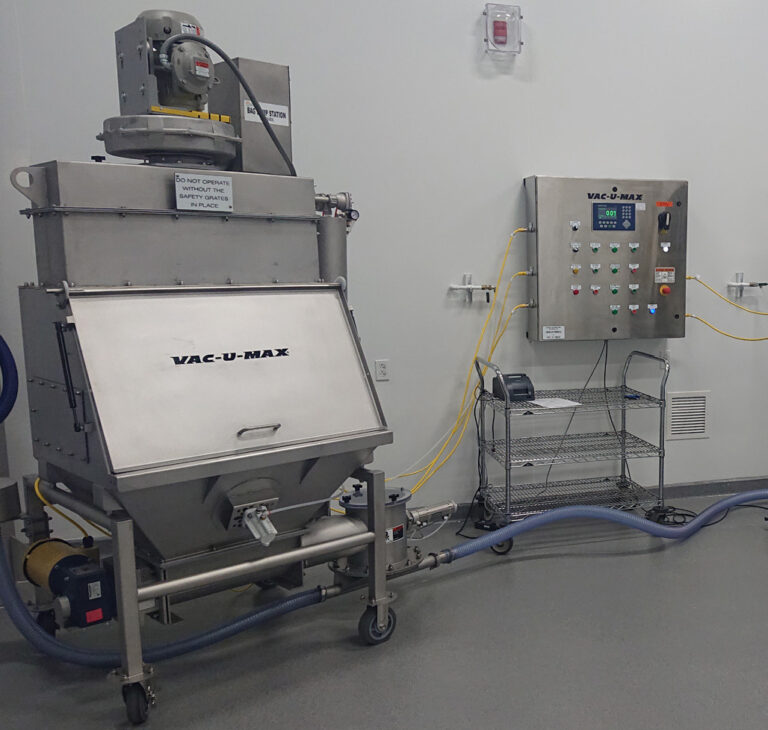 VAC-U-MAX sanitary design Bag Dump Station