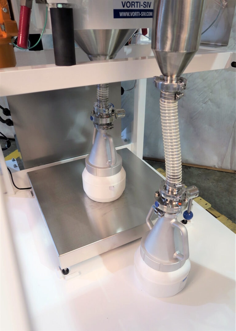 Vac-U-Max on-board sieve and scale