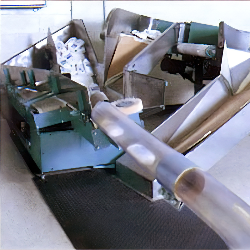 Feeding bottles into a pneumatic conveying system