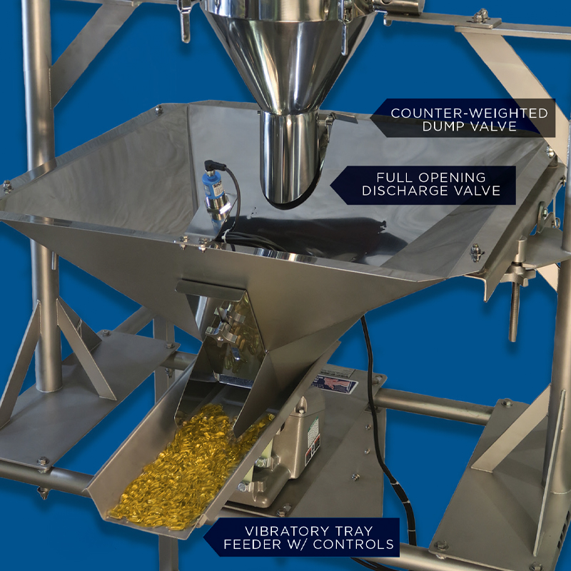 Gel Cap & Capsule Conveyor Diagram - Bottom