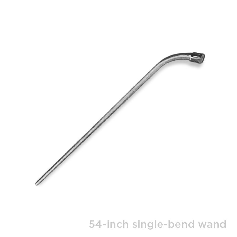 54 inch single-bend wand