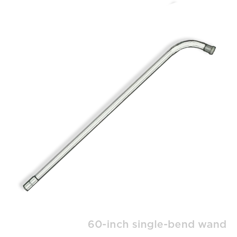 60 inch single-bend wand