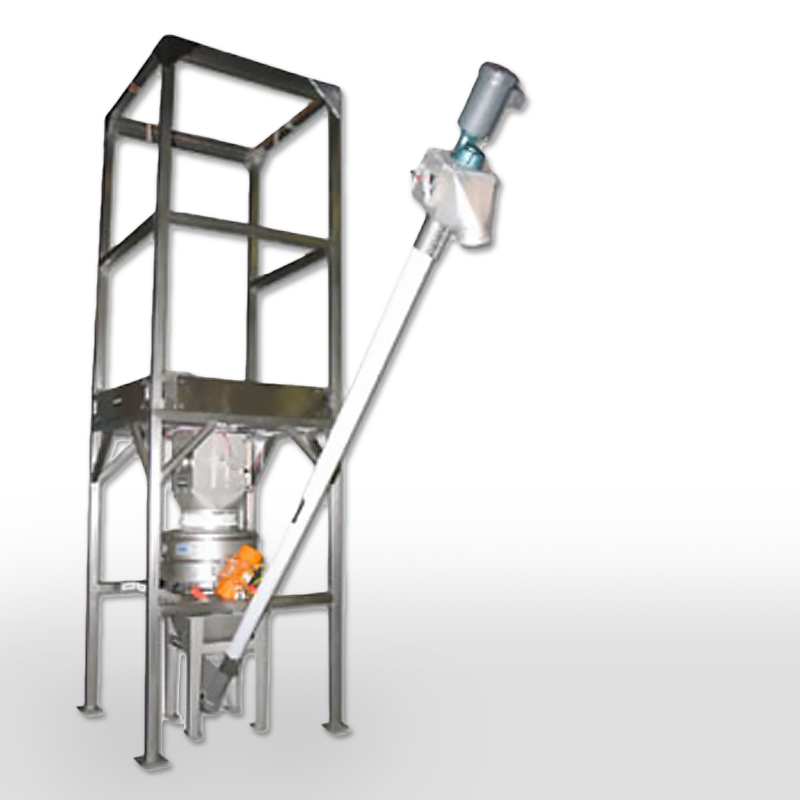 VAC-U-MAX AERO-FLEX Flexible Screw Conveyor with Bulk Bag Unloader
