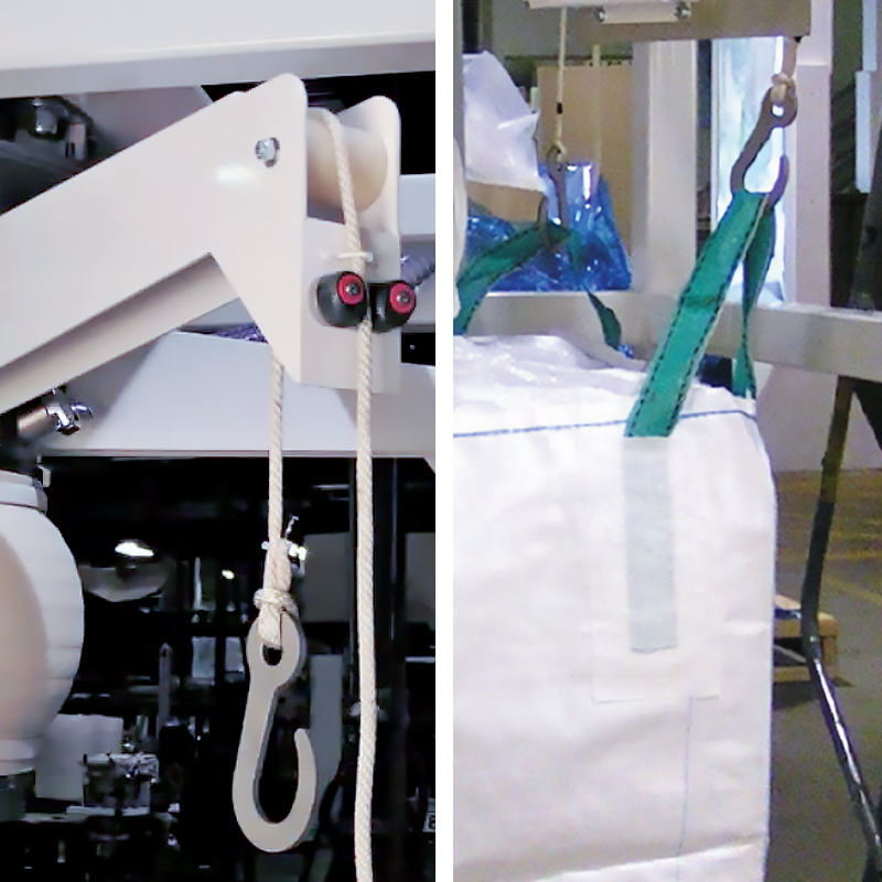 Bulk Bag Loader Arms and Hooks