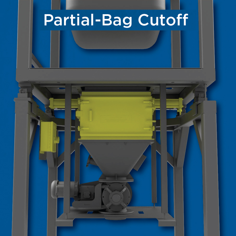 Partial-Bag Cutoff option on Bulk Bag Unloader
