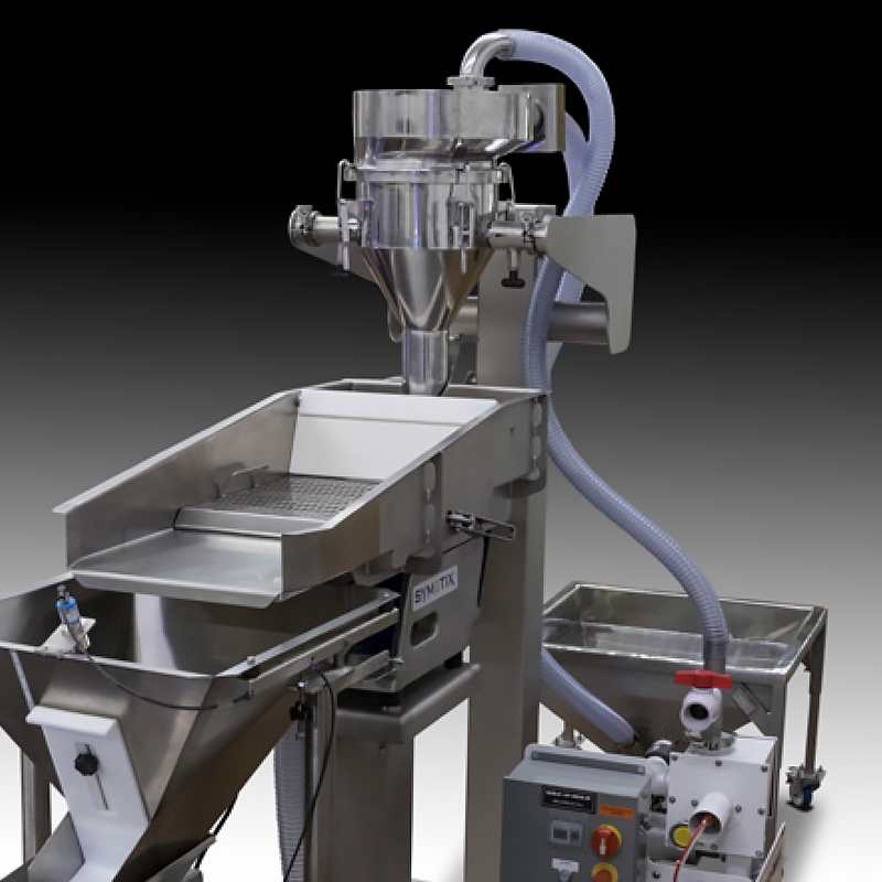 Refilling screw belt and vibratory tray feeders