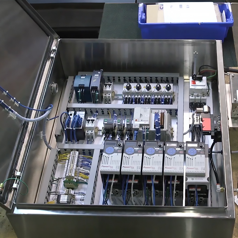 VAC-U-MAX control panel for a pneumatic conveying system